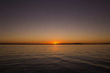Turkey, sunset Salt Lake