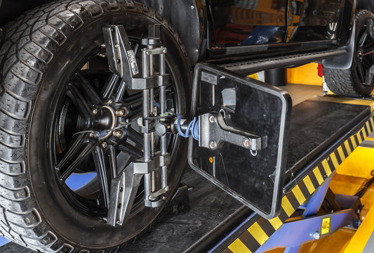 Set against the Center wheel the car