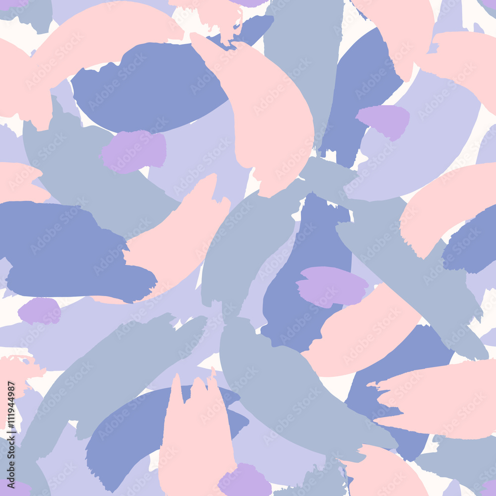Poster hand drawn abstract seamless pattern