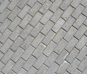 Facing gray tiles as a vintage background