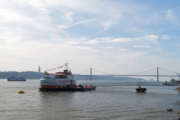 Lisbon Ferry boats