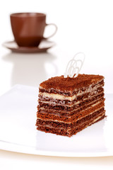  piece of cake on a white background