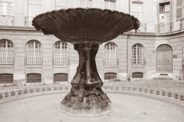 Fountain in D'Albertas Square, Aix-en-Provence
