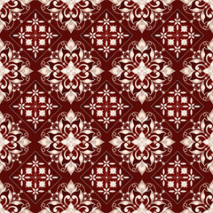 Vintage ornate golden seamless texture in Eastern style.