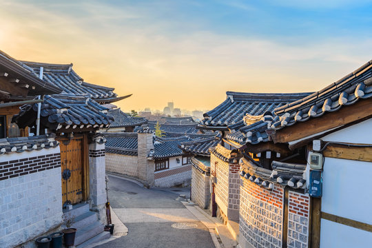 Bukchon Hanok Village, Seoul, South Korea