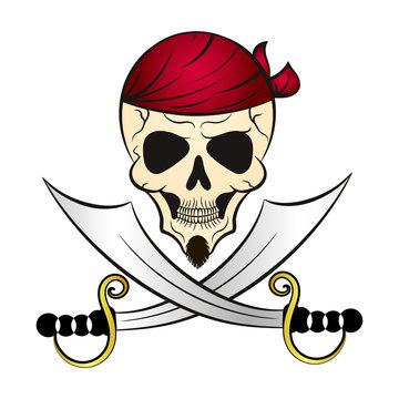 pirate illustration drawing