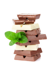 Chocolate and mint