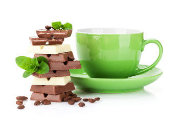 Chocolate and coffee