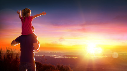 Dad And Daughter - Fathers Day Theme
