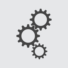 Gear flat icon