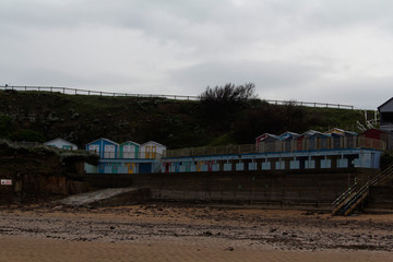 Obraz premium View from the beach in Bude, Cornwall