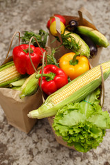 autumn fresh vegetables 