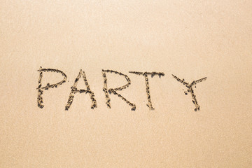 Party on the beach, literally.