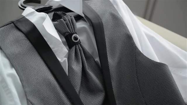 Wedding costume, beautiful tie, festive waistcoat, feast, event, menswear