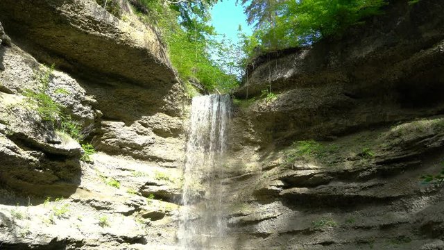 Wasserfall in der P&auml;hler Schlucht in Bayern