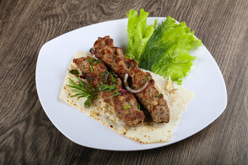 Lamb kebab