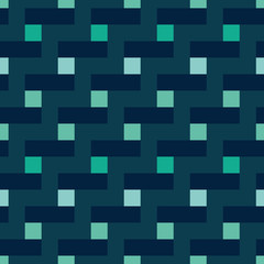 Abstract vector pattern with interwoven stripes. Seamless texture.