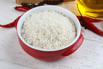 Raw rice