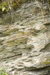 Natural stratified stone background