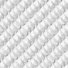 seamless diagonal rows made of light white polygonal shapes