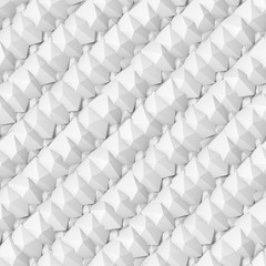 Obraz premium seamless diagonal rows made of light white polygonal shapes
