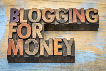 blogging for money banner