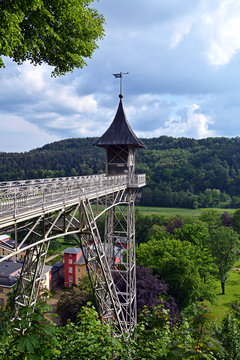 Historischer Personenaufzug, Bad Schandau