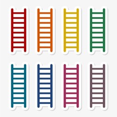 Ladder sticker set