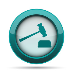 Judge hammer icon
