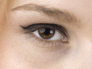 Obraz premium one eye of a female