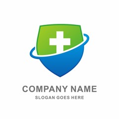 Medical Pharmacy Healthcare Cross Vector Logo Template