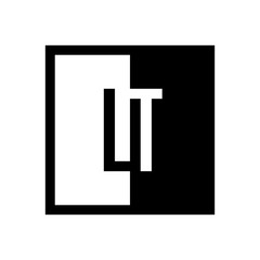 initial square half logo