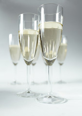 champagne glasses