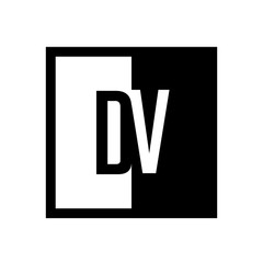 initial square half logo