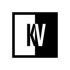 initial square half logo