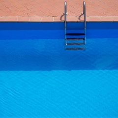 Swimming pool abstract effect. Lines, stripes. Ideal background.