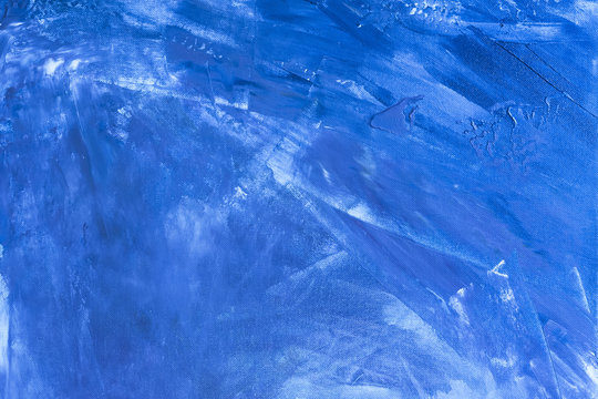 Textured blue painted background