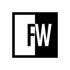 initial square half logo