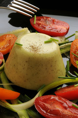 Cucurbita pepo Zucchini flan Pie sformato di zucchine کدوی تخمه‌کاغذی Dynia...