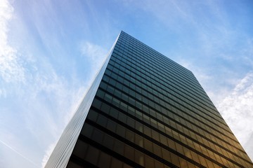 Obraz na płótnie Canvas Skyscrapers against blue sky
