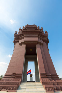 Independence Monument is a landmark in Phnom Penh, Cambodia