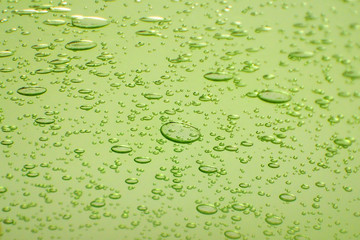 Air in Green Glass