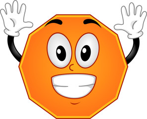 Mascot Polygon Decagon