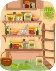 Herb Room Interior