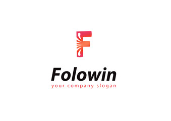 letter F logo Template for your company