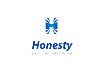 Obraz premium letter H logo Template for your company