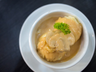 mashed potatoes