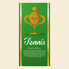 Tennis design. Sport icon. Isolated illustration, editable vector