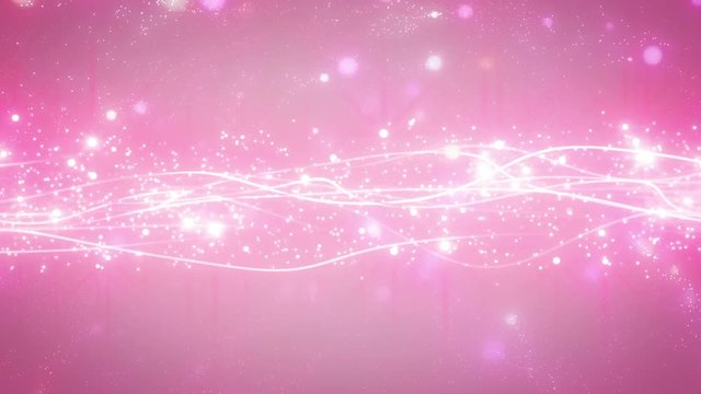 光の軌跡とパーティクルたくさん