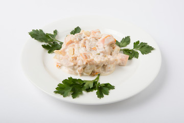 White russian salad
